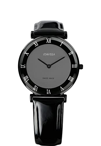 JOWISSA Schwarz/Grau Roma Schweizer Damenuhr J2.301.L von JOWISSA