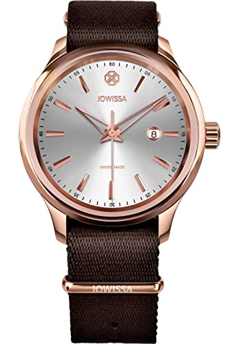 JOWISSA Silber/Braun/Rosa Tiro Schweizer Herrenuhr J4.245.L von JOWISSA
