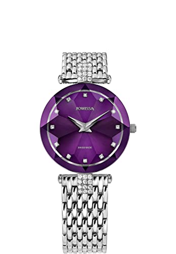 JOWISSA Stahl/Violett Facet Strass Schweizer Damenuhr J5.702.M JOWISSA Stahl/Violett Facet Strass Schweizer Damenuhr J5.702.M von JOWISSA