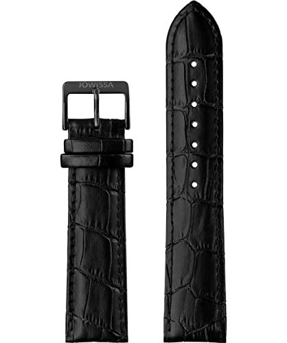 JOWISSA Uhrenarmband Mat Alligator schwarz E3.1053 von JOWISSA