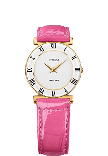 JOWISSA Weiss/Gold/Pink Roma Colori Schweizer Damenuhr J2.101.M von JOWISSA