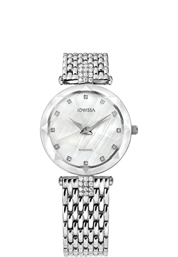 JOWISSA Weiss/Silber Facet Strass Schweizer Damenuhr J5.636.M JOWISSA Weiss/Silber Facet Strass Schweizer Damenuhr J5.636.M von JOWISSA