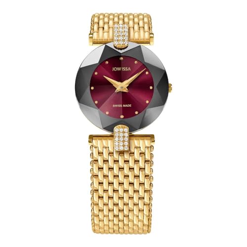 Jowissa Damen-Armbanduhr XS Facet Strass Analog Edelstahl J5.014.S von JOWISSA