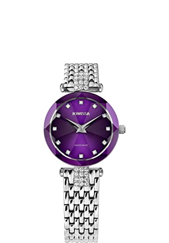 Jowissa Stahl/Violett Facet Strass Schweizer Damenuhr J5.702.S Jowissa Stahl/Violett Facet Strass Schweizer Damenuhr J5.702.S von JOWISSA