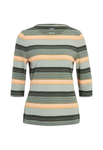 JOY RINA 3/4 Arm Shirt Grape Leaf Stripes - 42 von JOY