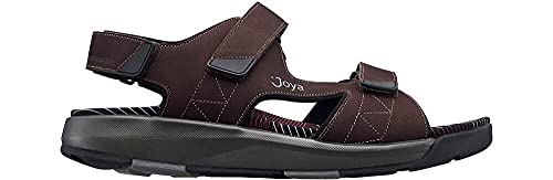 JOYA Alexander Dark Brown Sandale, Nubuck Leather/Textile, Air-Sohle, Kategorie Emotion 215san, Größe 41 von JOYA