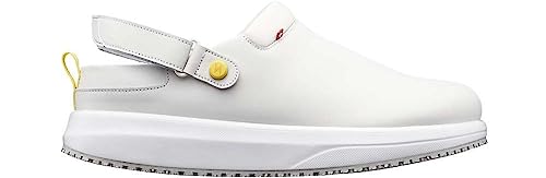 JOYA Ace ESD M White, Clogs für Herren aus Leder, weiß von JOYA