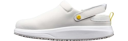 JOYA Ace ESD M White, Clogs für Herren aus Leder, weiß von JOYA