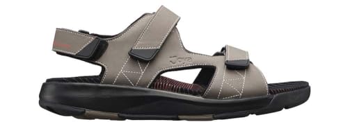 JOYA Alexander Brown - Elegante Outdoor-Sandale aus Nubukleder mit weich gepolstertem Neoprenfutter und verstellbaren Verschlüssen an Ferse von JOYA