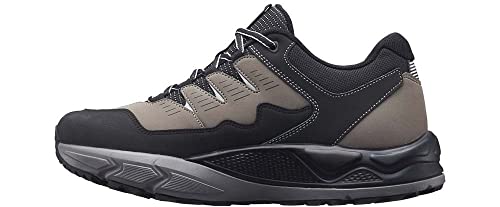 JOYA Cadore STX M Brown/Black, Outdoorschuhe für Herren, für Bequeme Bewegung beim Wandern, stabile Herrenschuhe, Schwarz/Braun, 41 2/3 von JOYA