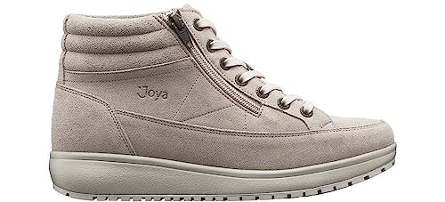 JOYA Dakota II Beige, Stiefel für Damen aus Veloursleder, beige, 38 1/3 von JOYA