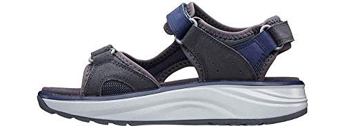 JOYA Komodo Grey Blue, Velour Leather/Nubuck Leather, Air-Sohle, Kategorie Emotion 847san (Größe: 40) von JOYA