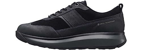 JOYA David II Black II, Sneaker für Herren aus Nubuckleder, schwarz von JOYA