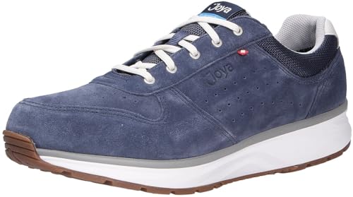 JOYA Dynamo Classic M Dark Blue, Herrensneaker in stilvollem Look aus Rauleder, für Bequeme Bewegung im Alltag, komfortable Herrenschuhe, Dunkelblau, 41 von JOYA