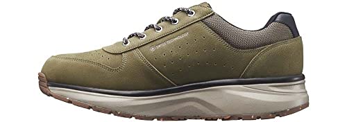 JOYA Dynamo Classic M Green, Herrensneaker in stilvollem Look aus Rauleder, für Bequeme Bewegung im Alltag, komfortable Herrenschuhe, Grün, 42 1/3 von JOYA