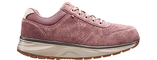 JOYA Dynamo Classic W Dark Pink, Damensneaker in stilvollem Look aus Rauleder, für Bequeme Bewegung im Alltag, komfortable Damenschuhe, Altrosa, 42 1/3 von JOYA