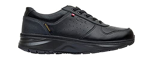 JOYA Dynamo III SR W Black - Damen Sneaker aus Premiumleder mit Rutschfester Sohle - 41 von JOYA