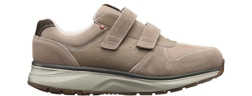 JOYA Dynamo mit Klettverschluss beige, Herren Klettsneaker aus Nubukleder und Textil, 47 von JOYA