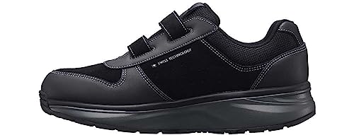 JOYA Dynamo Velcro M Black, Sneaker für Herren aus Leder, schwarz von JOYA