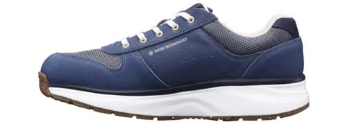 JOYA Dynamo Zip Blue, Herren Sneaker aus Nubukleder und Textil, blau, 41 2/3 von JOYA