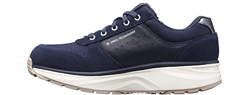 JOYA Dynamo Zip W Dark Blue, Damensneaker in stilvollem Look aus Veloursleder, für Bequeme Bewegung im Alltag, komfortable Damenschuhe, Dunkelblau, 37 2/3 von JOYA