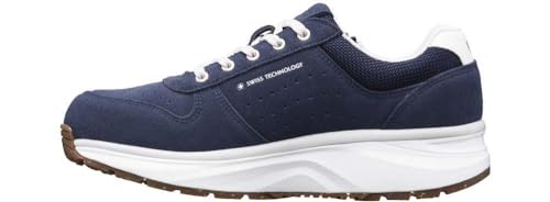 JOYA Dynamo Zip W Dark Blue II, Damensneaker aus Premiumleder und Textil, für gesunde Bewegung im Alltag, schicke Freizeitschuhe, dunkelblau, 40 1/3 von JOYA