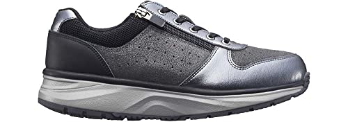 JOYA Dynamo Zip W Dark Grey - Damen Sneaker im Retro-Look aus weichem Mesh-Futter - 35 2/3 von JOYA