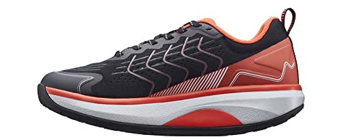 JOYA ID Zack III Black Orange, Herren Sneaker mit atmungsaktivem, technischem Mesh-Obermaterial, schwarz/orange, 42 1/3 von JOYA