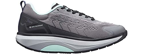JOYA ID Zoom III Dark Grey, Damen Sneaker mit atmungsaktivem Mesh-Obermaterial, dunkelgrau, 37 2/3 von JOYA
