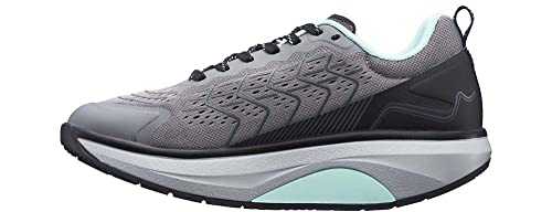 JOYA ID Zoom III Dark Grey, Damen Sneaker mit atmungsaktivem Mesh-Obermaterial, dunkelgrau, 37 von JOYA