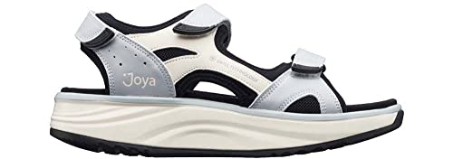 JOYA Komodo Light Blue/White - Damen Sandalen aus Leder und Mesh mit rutschfester Sohle - 42 von JOYA