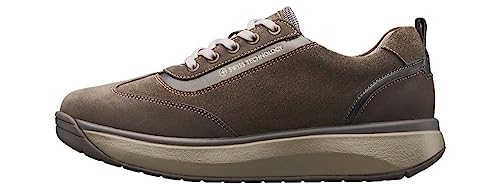 JOYA Laura Brown, Sneaker für Damen aus Veloursleder, braun, 39 von JOYA