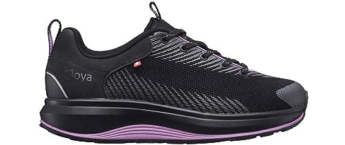 JOYA Maui Black, Sneaker für Damen, sportlicher Schnürschuh mit reflektierenden Details, schwarz, 37 JOYA Maui Black, Sneaker für Damen, sportlicher Schnürschuh mit reflektierenden Details, schwarz, 37 von JOYA