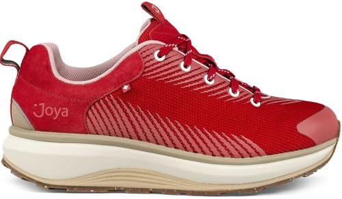 JOYA Maui Red Women Sneaker, Textile/Leder, Wave-Sohle, Extra Weite Passform, JY034A Gr. 41 2/3 JOYA Maui Red Women Sneaker, Textile/Leder, Wave-Sohle, Extra Weite Passform, JY034A Gr. 41 2/3 von JOYA