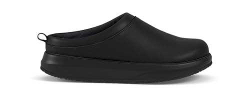 JOYA Riga Black - Robuster Clog aus Vollnarbenleder, vielseitig und langlebig, sowohl für den Innen- als auch für den Außeneinsatz geeignet von JOYA