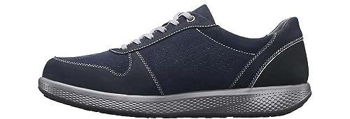 JOYA Sven Blue, Herren Sneaker mit weichem und robustem Obermaterial aus Veloursleder und Textil, blau, 42 1/3 von JOYA