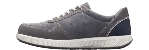 JOYA Sven Grey II, Sneaker für Herren, Schuhe mit Nubuk- und Wildleder-Obermaterial, grau, 42 1/3 von JOYA