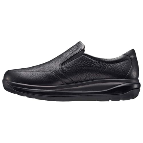 JOYA Traveller II Black II Slipper, Full Grain Leather/Textile, Senso-Sohle, Kategorie Emotion 189cas, Größe 41 2/3 von JOYA