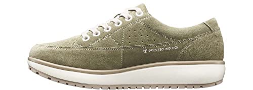 JOYA Vancouver Light Green, Damen Sneaker aus Wildleder, hellgrün, 37 2/3 von JOYA