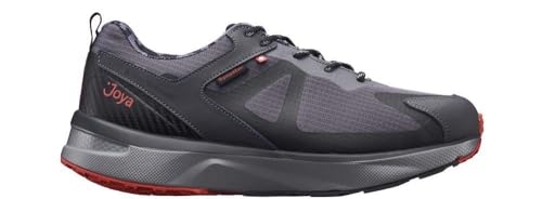 JOYA Veloce STX M Dark Grey, Sneaker für Herren, Ripstop-Nylon-Mesh-Schnürschuh, dunkelgrau, 45 von JOYA