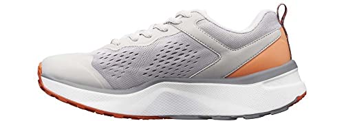 JOYA Veloce W Light Grey, Damensneaker aus technischem Mesh, für langes Gehen und Laufen, gesunde Schnürschuhe, Grau, 41 von JOYA