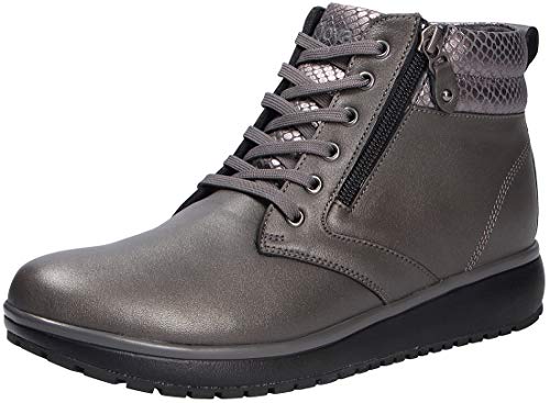 JOYA Wilma II Dark Grey Bootie, Full-Grain Leather/Textile, Air-Sohle, Kategorie Emotion 820cas, Größe 42 1/3 von JOYA