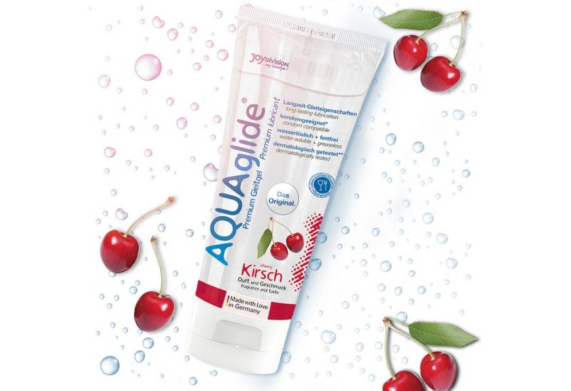 JOYDIVISION Gleitgel AQUAglide Neutral - Wasserbasiertes Gleitmittel - Kirsche -100 ml von JOYDIVISION