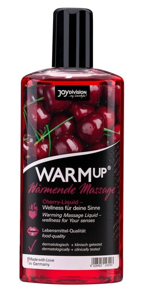 JOYDIVISION Massageöl WarmUp Massageöl mit Kirsche Aroma Wärme-Effekt von JOYDIVISION