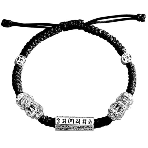 JOYEAR Seil-Armband für Herren, Armbänder für Paare, rote und schwarze Armbänder, Unisex-Geschenk, Medium, Kupfer, Kein Edelstein JOYEAR Seil-Armband für Herren, Armbänder für Paare, rote und schwarze Armbänder, Unisex-Geschenk, Medium, Kupfer, Kein Edelstein von JOYEAR