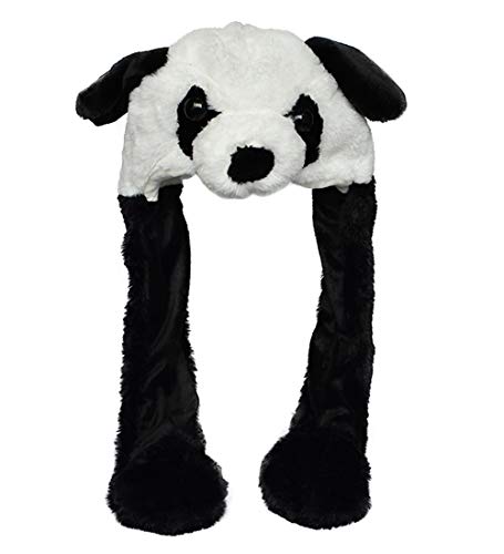 JOYHY Kinder Erwachsene Plüsch Hut Ohr Moving Ear Flap Hut mit Pfote Panda von JOYHY