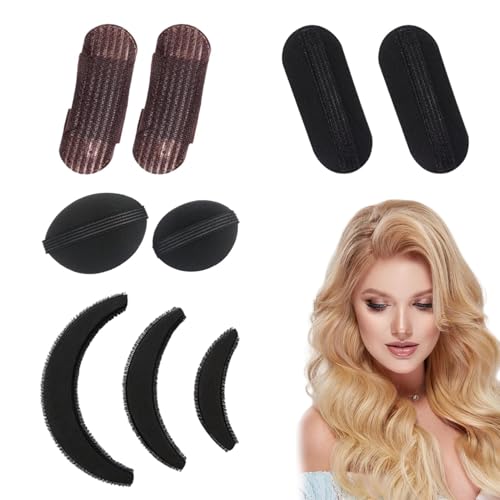 Haarset Schwamm Volumen Haar 9 Stück Fluffiges Haar Bump Up clip, Bump It Up Einsätze Styling Werkzeug Kämme Clips Zubehör Haar Basis Set, Haarpolster, für Frauen und Mädchen DIY Frisur von JOYIAL