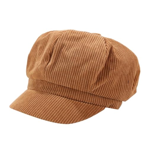 JOYISURE Baseball Cap Herren Damen Einfarbige Cord Baseballmütze Sommer Beiläufiger Schirmmütze Einstellbar Atmungsaktiv Baseballkappe UV-Schutz Baseball Kappe für Draussen,Sport und Reisen,Kaffee von JOYISURE
