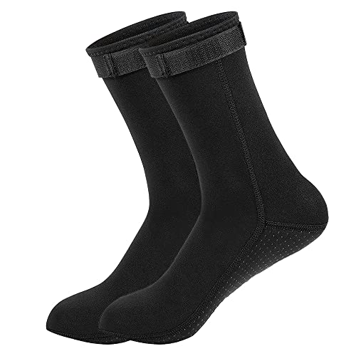 JOYJ 3mm Neopren-Socken, Herren Damen Sport Tauchsocken/Schwimmen Socken/Thermosocken, Wasserdicht und Rutschfest, zum Tauchen, Schnorcheln, Schwimmen, Surfen, Segeln alle Wassersport von JOYJ