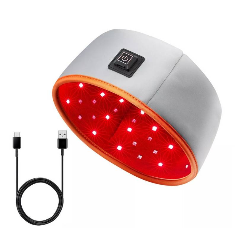 JOYOLEDER Infrarotlampe LED Haarwachstum Cap Rotlichttherapie Haarausfall Behandlung, für Frauen Männer - Haarwachstum System für dünnes Haar von JOYOLEDER